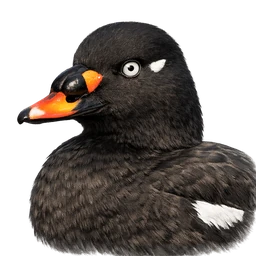 White-winged Scoter, profile