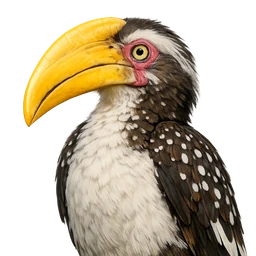 Yellow-billed Hornbill, profile