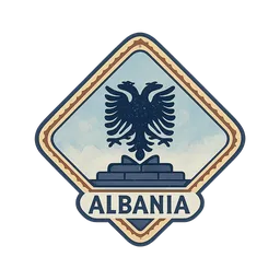 The Albania stamp in Roost