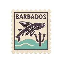 The Barbados stamp in Roost
