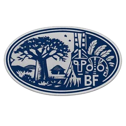 The Burkina Faso stamp in Roost