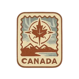 The Canada stamp in Roost
