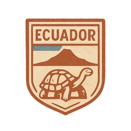 The Ecuador stamp in Roost