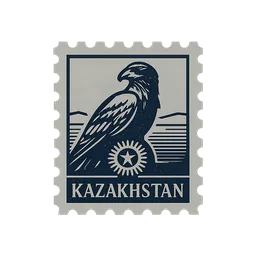 The Kazakhstan stamp in Roost