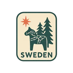 The Sweden stamp in Roost