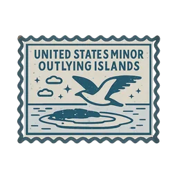 The United States Minor Outlying Islands stamp in Roost